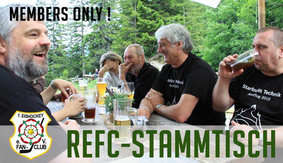 Nur für Mitglieder: REFC Monats-Stammtisch am 04.05.