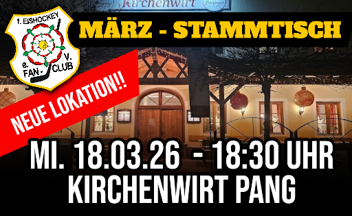März-Stammtisch nun am 18.03. beim „Kirchenwirt“ in Pang